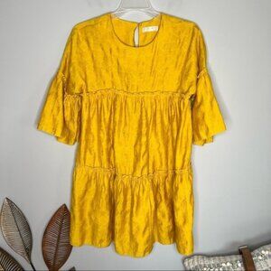 Mustard Yellow Boho Dress